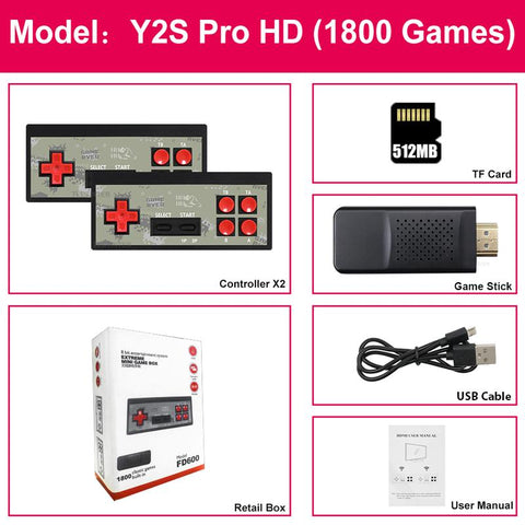 Video Game Console Handheld Game Player Dual Wireless Gamepad-Veeddydropshipping