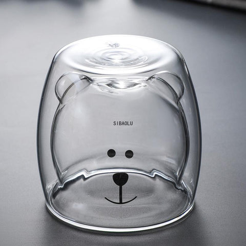 Double Wall Glass Mug Coffee Cup-HA01285-Veeddydropshipping