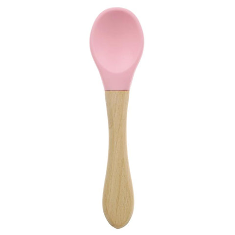 2PCS Silicone Spoon Fork For Baby Utensils Set Baby Feeding Spoon-TB00713-Veeddydropshipping