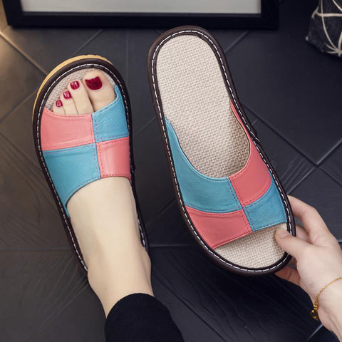 For Female Casual Nonslip Indoor Shoes Ladies Flat Home-BS01284-Veeddydropshipping