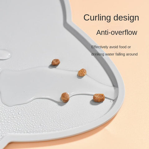 Cat pet Portable waterproof feeding mat Bowl-HA01404-Veeddydropshipping