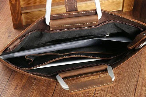 File Document Purse Wallet Top Layer Ipad Leather-BS00453-Veeddydropshipping