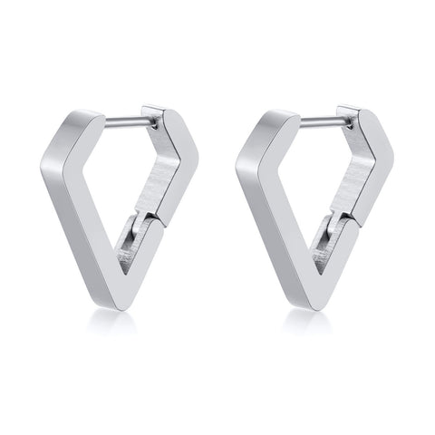 Square Hoop Earring for Women Girls Ear Rectangle-JW01423-Veeddydropshipping