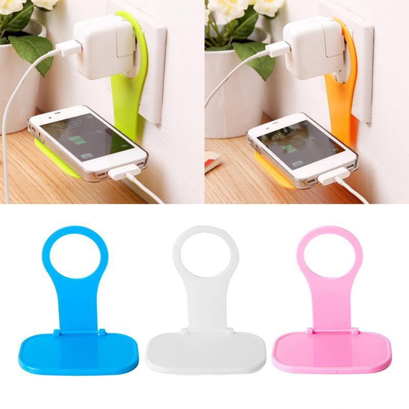 Phone Charging Rack Wall Hanger Mount Adapter Folding Cell Phone Storage Holders-PA00536-Veeddydropshipping