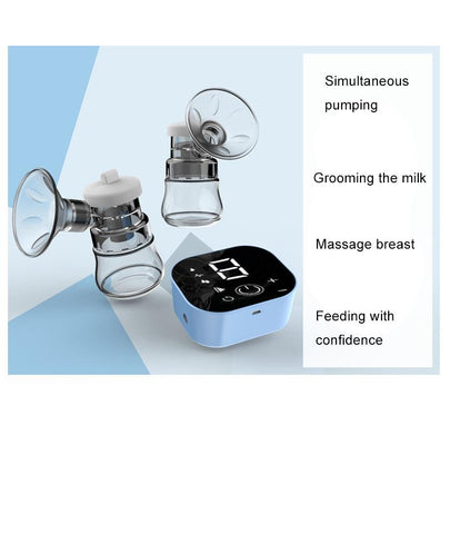 Adjustment Double Electric Breast Pump Intelligent Automatic Bottle Baby Breast-TB00657-Veeddydropshipping