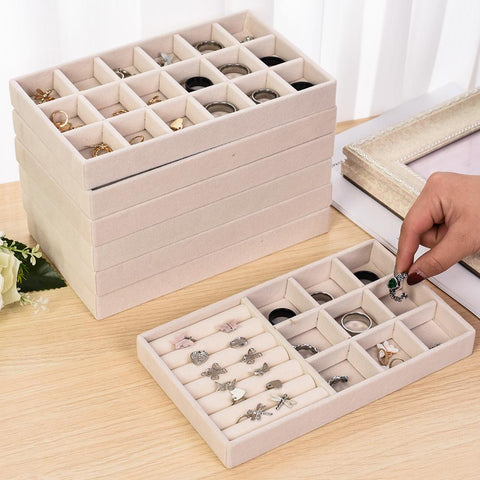 Jewelry Display Tray Case Exquisite Storage Holder Boxes-JW01727-Veeddydropshipping