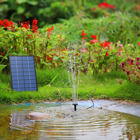 Solar Fountain Pump with  Water Pipe Powered-TI00744-Veeddydropshipping