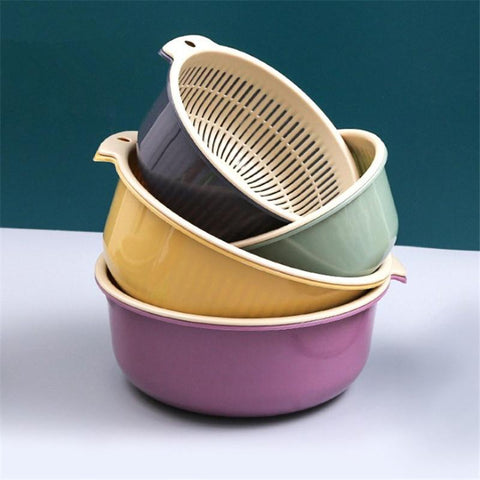 Fruit Vegetable Washing Basket Strainer-HA01342-Veeddydropshipping