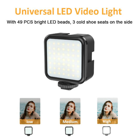 Smartphone Vlogging Kit Video Recording Equipment with Tripod Fill Light Shutter for Camera-PA00817-Veeddydropshipping