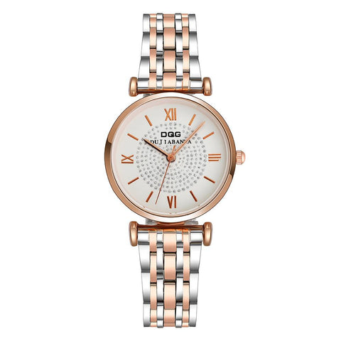 Casual Silver Stainless Steel Waterproof Quartz Wristwatches -JW01045-Veeddydropshipping