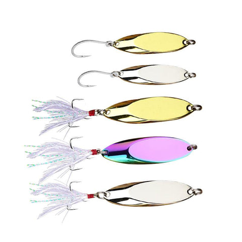 1PCS 7g-28g Metal Spinner Spoon Trout Fishing Lure Hard Bait Sequins Noise Paillette-OS00466-Veeddydropshipping