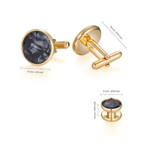 Studs Set Of 6 For Mens Luxury Man Shirt Cufflinks -JW01310-Veeddydropshipping