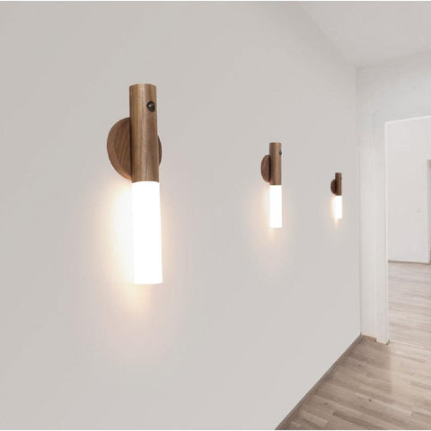 Wood Night Light LED Wall Lamp Stair-TI00497-Veeddydropshipping