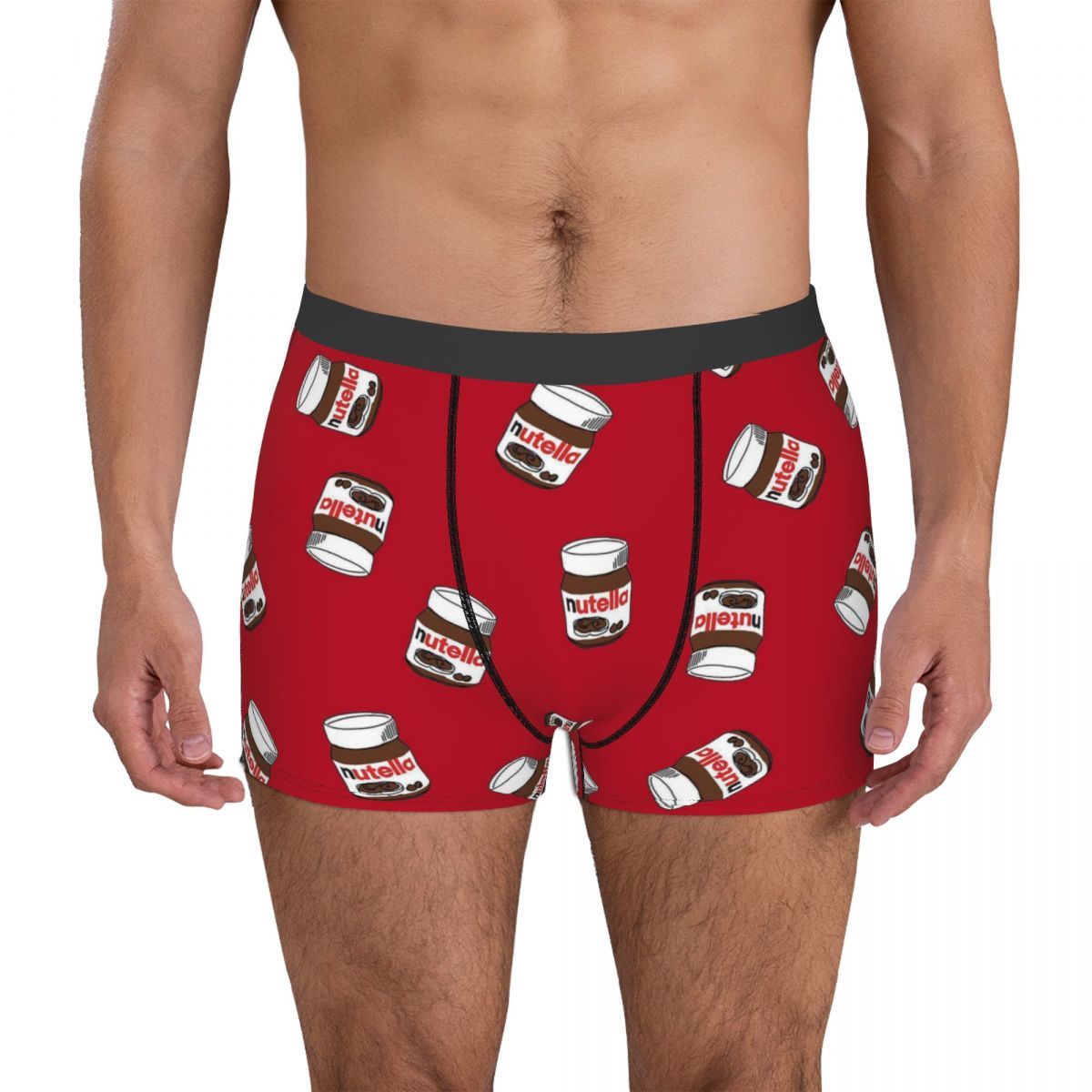 Briefs Men&#39;s Foods Cartoon Nutella Underwear Sweet Candy-MF01529-Veeddydropshipping