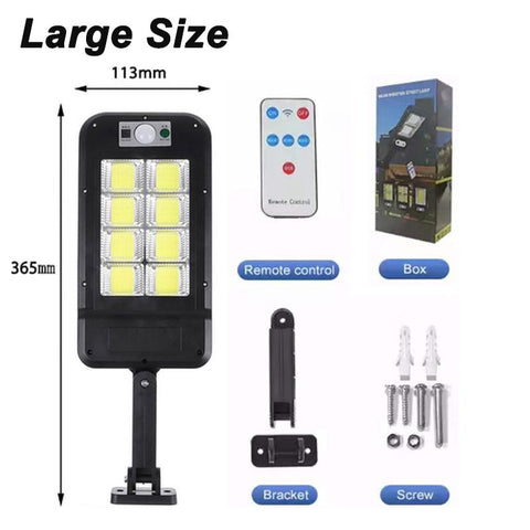 Solar Street Lights Outdoor, Solar Lamp With 3 Light Mode Remote Control-TI00837-Veeddydropshipping
