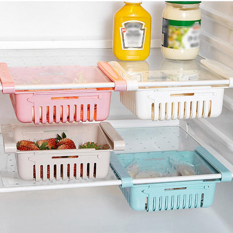 Refrigerator Organizer Retractable Tiered Fridge-HA00796-Veeddydropshipping