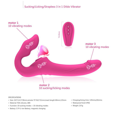Strap-ons For Husband And Wife Vibrators Woman With Control  Couple Lesbian -BH01251-Veeddydropshipping