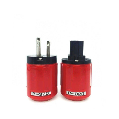 Hot Selling Oyaide HIFI P-320/C-320 Copper EU/US Schuko AC Power Plug -CE00228-Veeddydropshipping