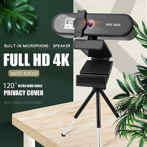 Web Camera  Can With Microphone Tripod  Auto focus-CO00120-Veeddydropshipping