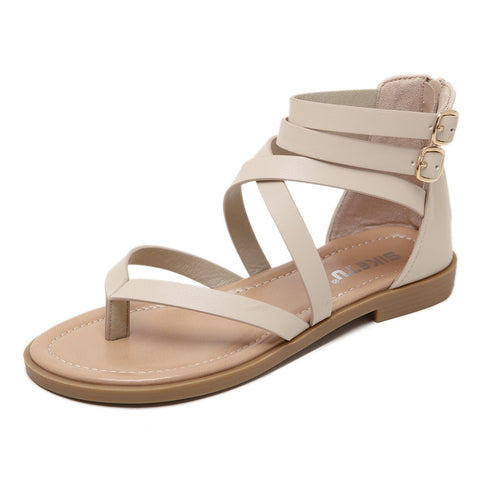 Sandals PU Sole Women Summer Shoes Peep Toe Sandals-BS00872-Veeddydropshipping
