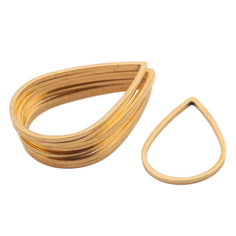 Teardrop Earrings Connectors Rectangle Circle Ring Charms Diy -JW01644-Veeddydropshipping