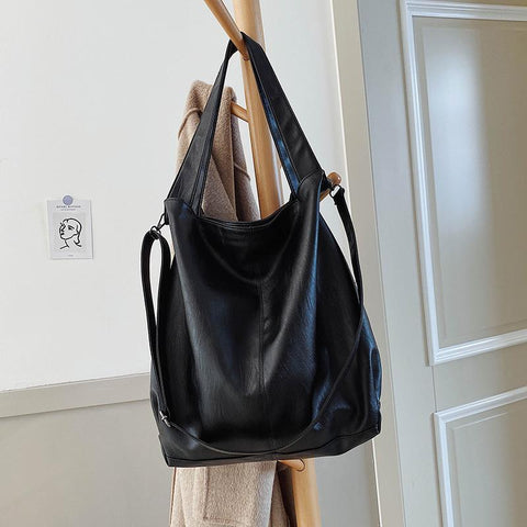 Female Luxury Soft Leather Messenger Bag Big All Match Handbags Women-BS00118-Veeddydropshipping