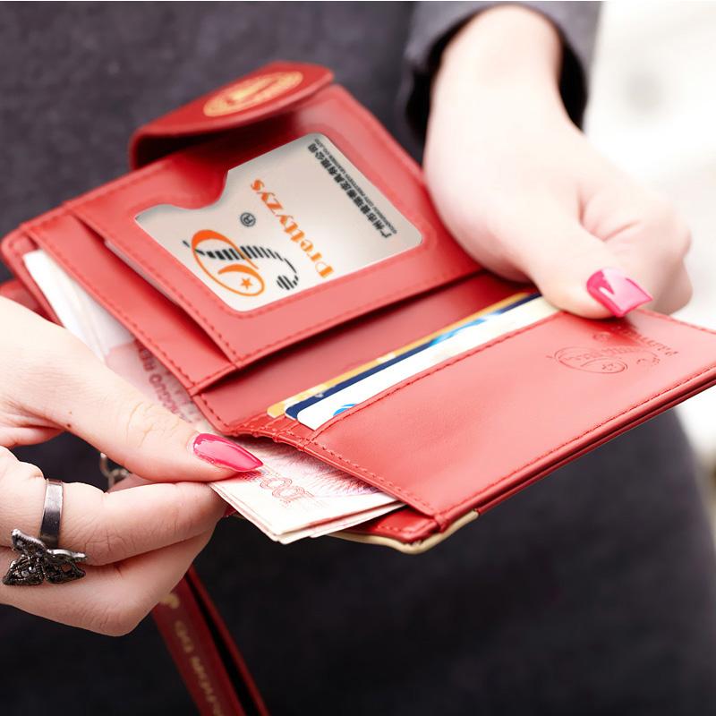 Fashion Hasp Zipper Coin Pocket Women&#39;s PU Leather Purse-BS00210-Veeddydropshipping