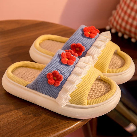 Spring Summer Non-slip Bedroom Floor Shoes Indoor Soft-BS01173-Veeddydropshipping