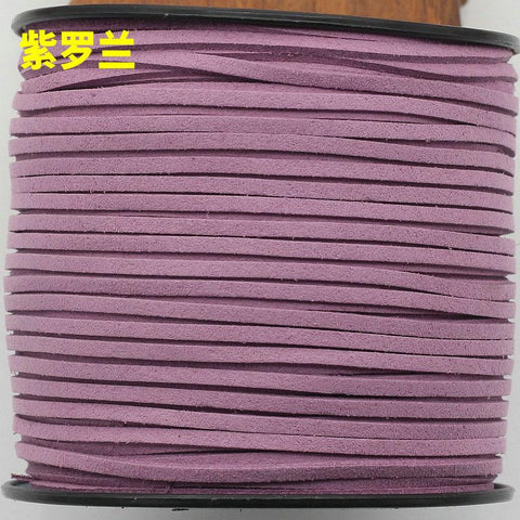 Flat Faux Suede Braided Cord Korean Velvet-HA00018-Veeddydropshipping