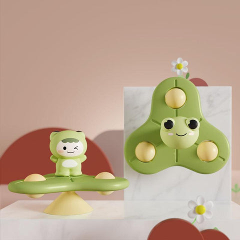 Montessori Baby Bath Toys For Boy Children Bathing Sucker Spinner Suction Cup Toy-TB00497-Veeddydropshipping
