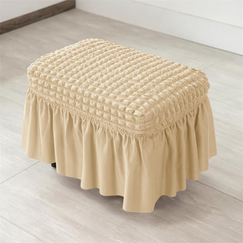 Footstool Durable Stretch Spandex Cover-HA00513-Veeddydropshipping