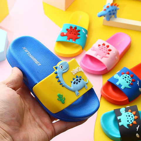 Top Quality Cute Kids Slippers Dinosaur Baby Home Slippers-TB00150-Veeddydropshipping