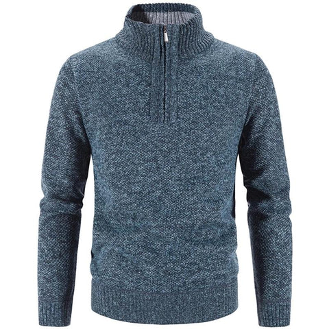 Fleece Thicker Sweater Half Zipper Turtleneck Warm-MF00004-Veeddydropshipping