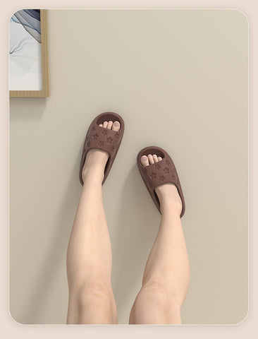 Couple Shoes Star Hollow Out Cute Indoor Sandals-BS01195-Veeddydropshipping