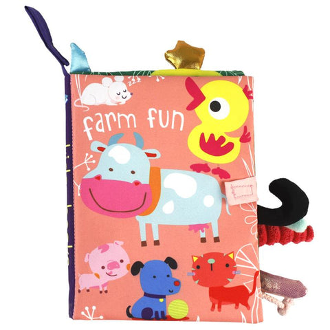 Baby Rattles Mobiles Toy Soft Animal Cloth Book Newborn Stroller Hanging Toy-TB00490-Veeddydropshipping