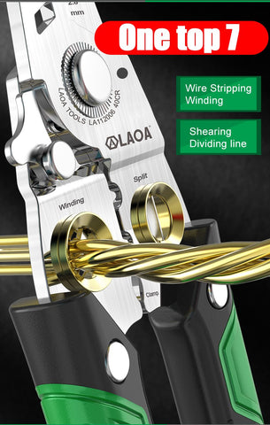 Wire Stripper Cable Cutte Pliers Tool-TI00058-Veeddydropshipping