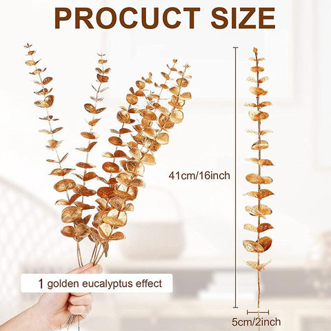 artificial plant eucalyptus leaf home decoration-HA00651-Veeddydropshipping