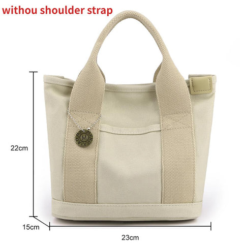 Small Canvas Crossbody Bags for Female Mini Top-handle Bucket-TB00225-Veeddydropshipping