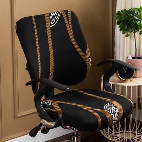 Computer Chair Covers Spandex Printed Office Chair Cover-HA00555-Veeddydropshipping