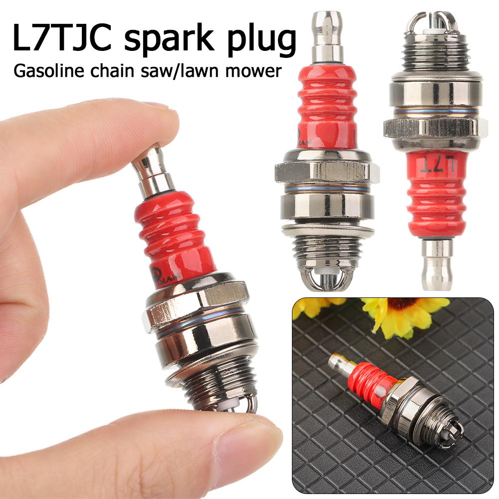 Three-sided Pole Spark Plug L7T 2 Stroke Electrode Gasoline Chainsaw-AM00131-Veeddydropshipping