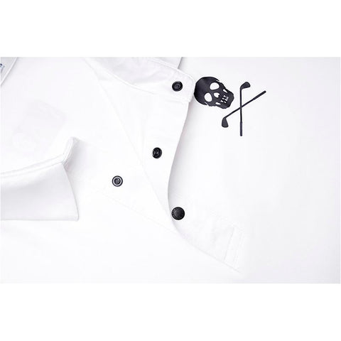 New golf shirts mens White short sleeve T-shirt Spring summer Outdoor leisure -OS00667-Veeddydropshipping