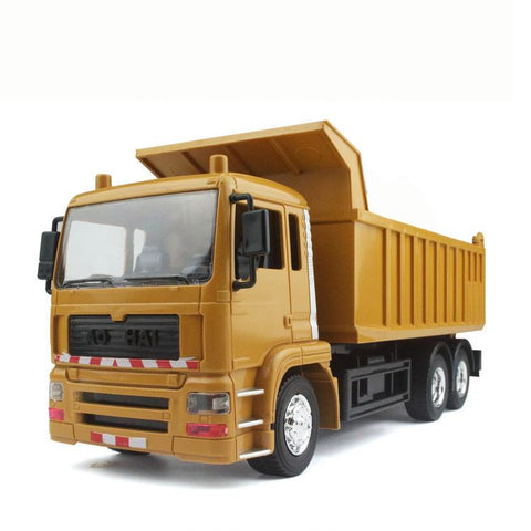 RC Car Dump Truck Toys Kids Boys Xmas Birthday Gifts Yellow Color RC Engineering-TB01424-Veeddydropshipping