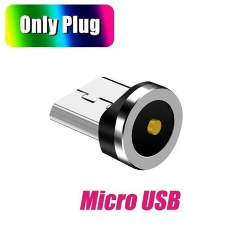 Round Magnetic Cable Plug 8 Pin Mini USB Plugs Fast Charging Phone-CE00106-Veeddydropshipping
