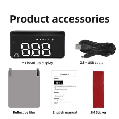 Car Hud Auto hud head-up display gps hud display navigation gps-AM00742-Veeddydropshipping