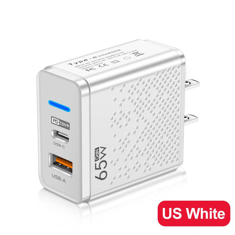 USB C Fast Charger 65W PD Type C Fast Charging Phone Charger Adapter-PA00354-Veeddydropshipping