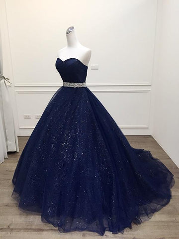 Luxury Princess Ball Gown Evening Dress-WF01549-Veeddydropshipping