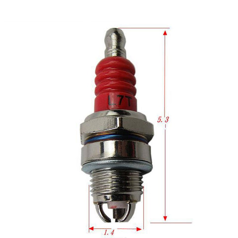 Three-sided Pole Spark Plug L7T 2 Stroke Electrode Gasoline Chainsaw-AM00127-Veeddydropshipping