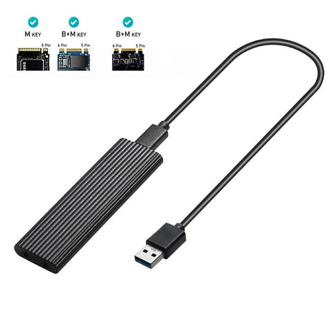 M2 SSD Case NVME Enclosure M.2 to USB SSD Adapter for NVME PCIE NGFF-CE00086-Veeddydropshipping