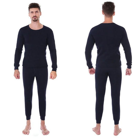 Mannen Thermisch Ondergoed Sets Dunne Fleece Effen-MF01538-Veeddydropshipping