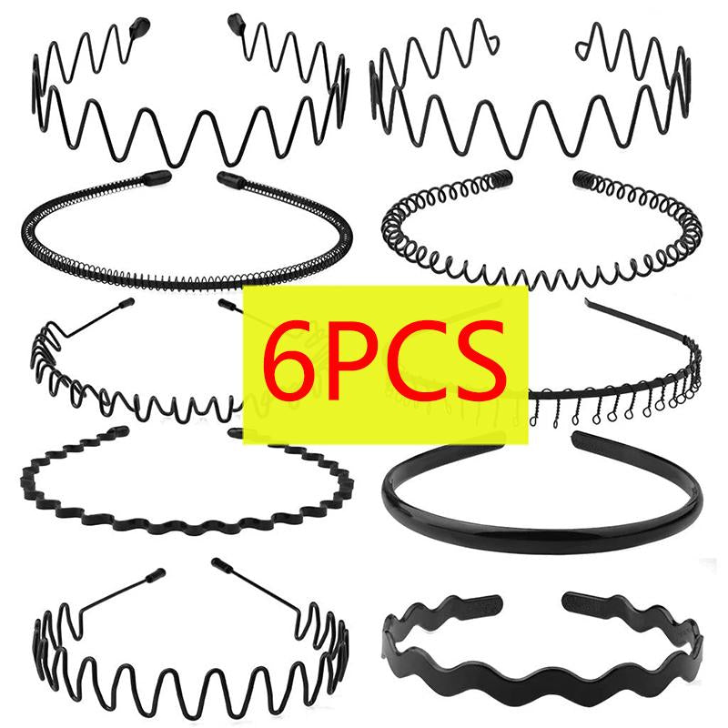 Style Sports Hairband Solid Color for Men-MF00849-Veeddydropshipping